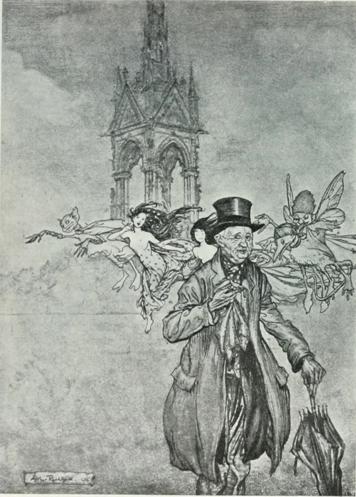 An illustration from Attraverso gli albi e le cartelle : sensazioni d'arte, 1904, leaf 100