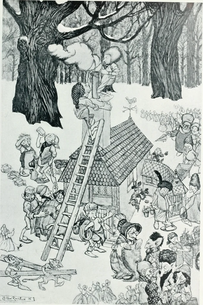An illustration from Attraverso gli albi e le cartelle : sensazioni d'arte, 1904, leaf 102