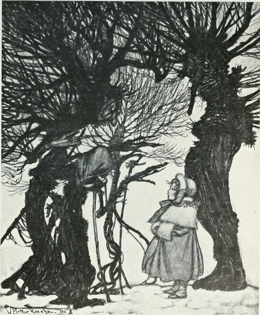 An illustration from Attraverso gli albi e le cartelle : sensazioni d'arte, 1904, leaf 104