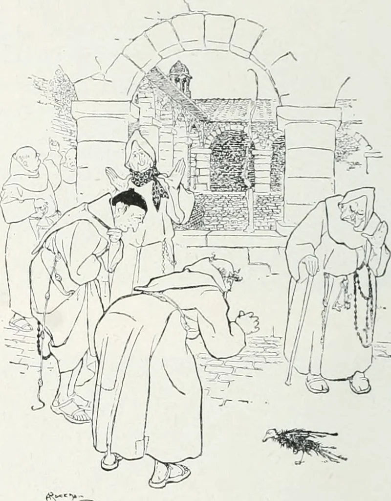 An illustration from Attraverso gli albi e le cartelle : sensazioni d'arte, 1904, leaf 105