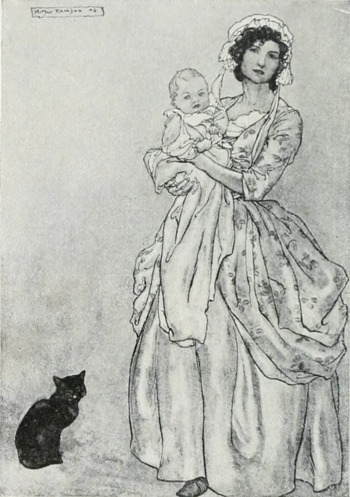 An illustration from Attraverso gli albi e le cartelle : sensazioni d'arte, 1904, leaf 107