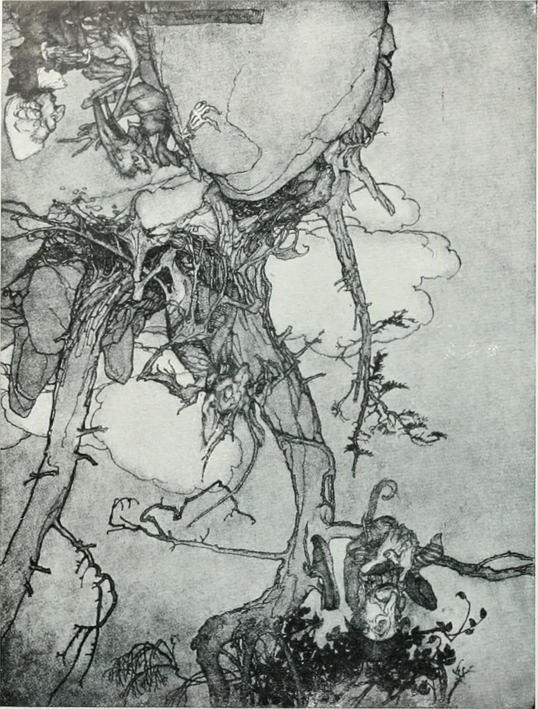 An illustration from Attraverso gli albi e le cartelle : sensazioni d'arte, 1904, leaf 110