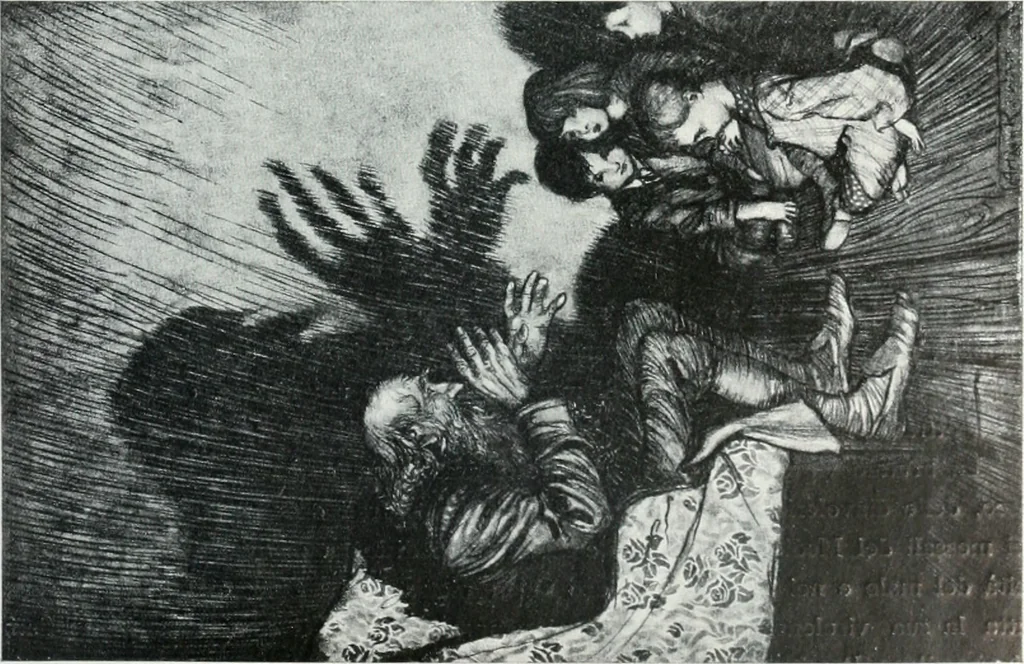 An illustration from Attraverso gli albi e le cartelle : sensazioni d'arte, 1904, leaf 112