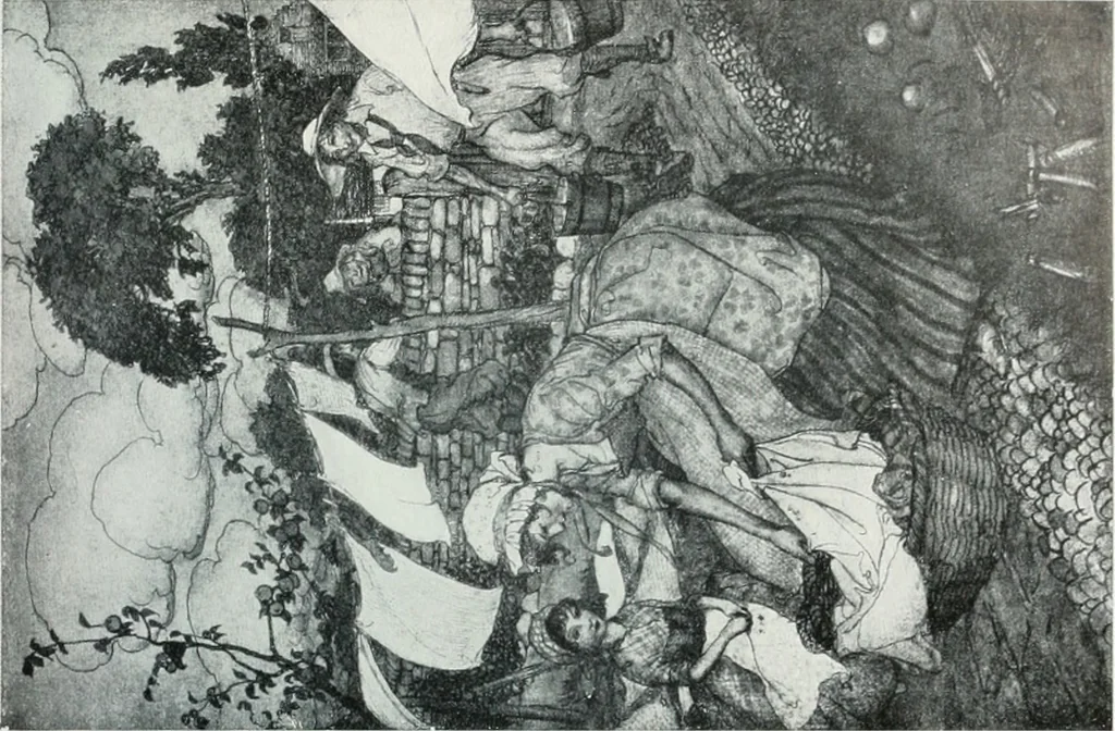 An illustration from Attraverso gli albi e le cartelle : sensazioni d'arte, 1904, leaf 114