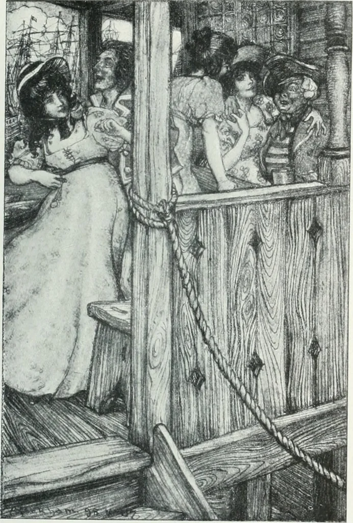 An illustration from Attraverso gli albi e le cartelle : sensazioni d'arte, 1904, leaf 116