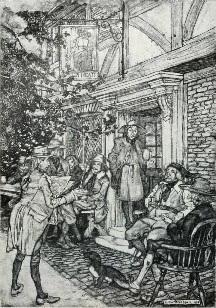 An illustration from Attraverso gli albi e le cartelle : sensazioni d'arte, 1904, leaf 117
