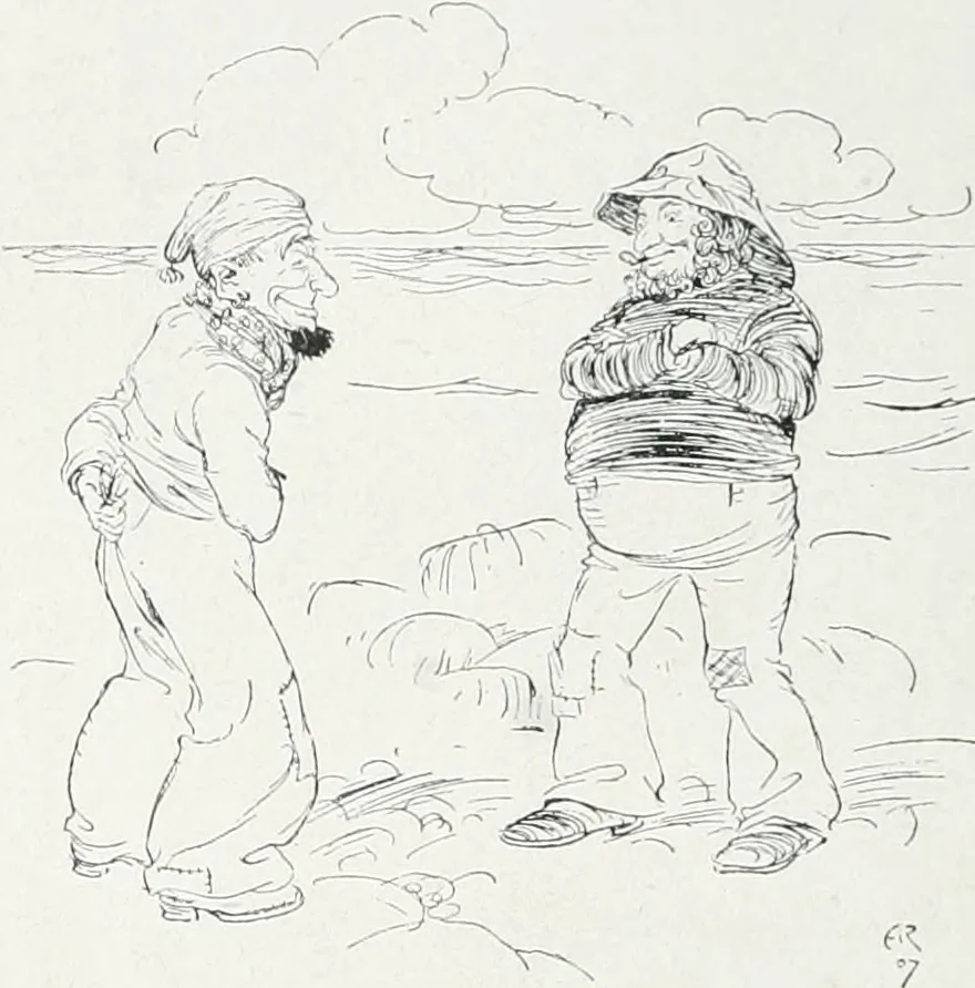 An illustration from Attraverso gli albi e le cartelle : sensazioni d'arte, 1904, leaf 121