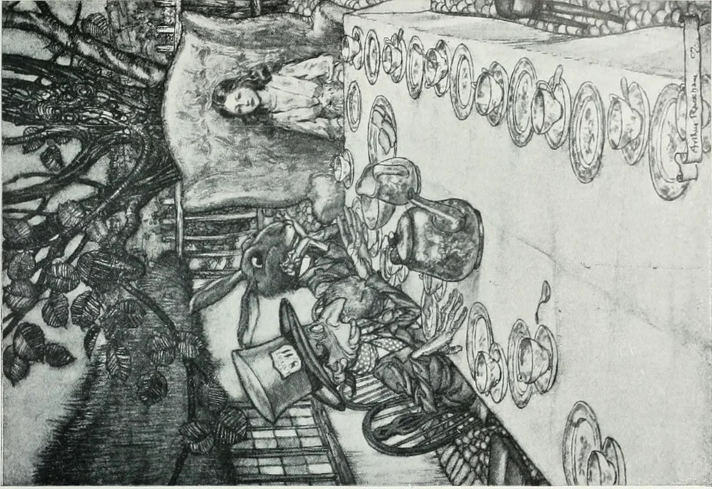 An illustration from Attraverso gli albi e le cartelle : sensazioni d'arte, 1904, leaf 122