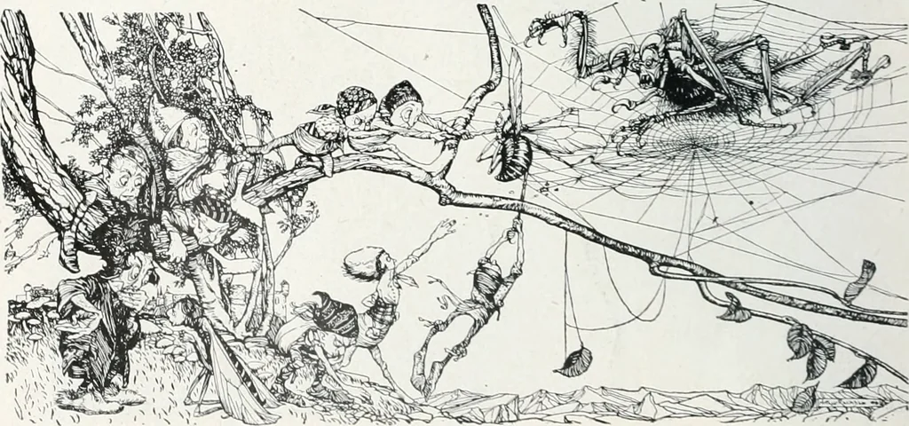 An illustration from Attraverso gli albi e le cartelle : sensazioni d'arte, 1904, leaf 123