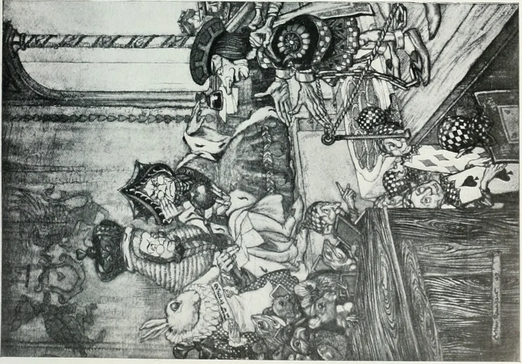An illustration from Attraverso gli albi e le cartelle : sensazioni d'arte, 1904, leaf 124