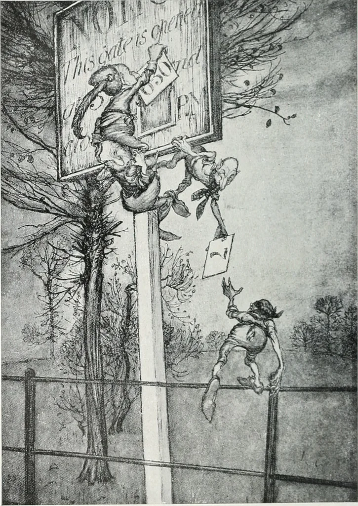 An illustration from Attraverso gli albi e le cartelle : sensazioni d'arte, 1904, leaf 127