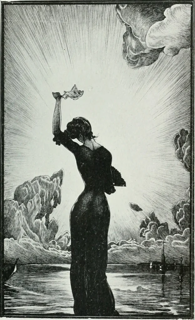 An illustration from Attraverso gli albi e le cartelle : sensazioni d'arte, 1904, leaf 132