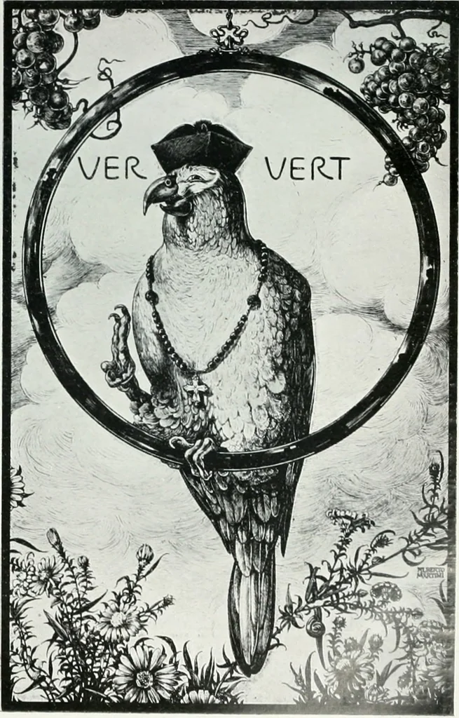 An illustration from Attraverso gli albi e le cartelle : sensazioni d'arte, 1904, leaf 134