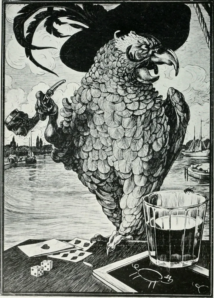 An illustration from Attraverso gli albi e le cartelle : sensazioni d'arte, 1904, leaf 134