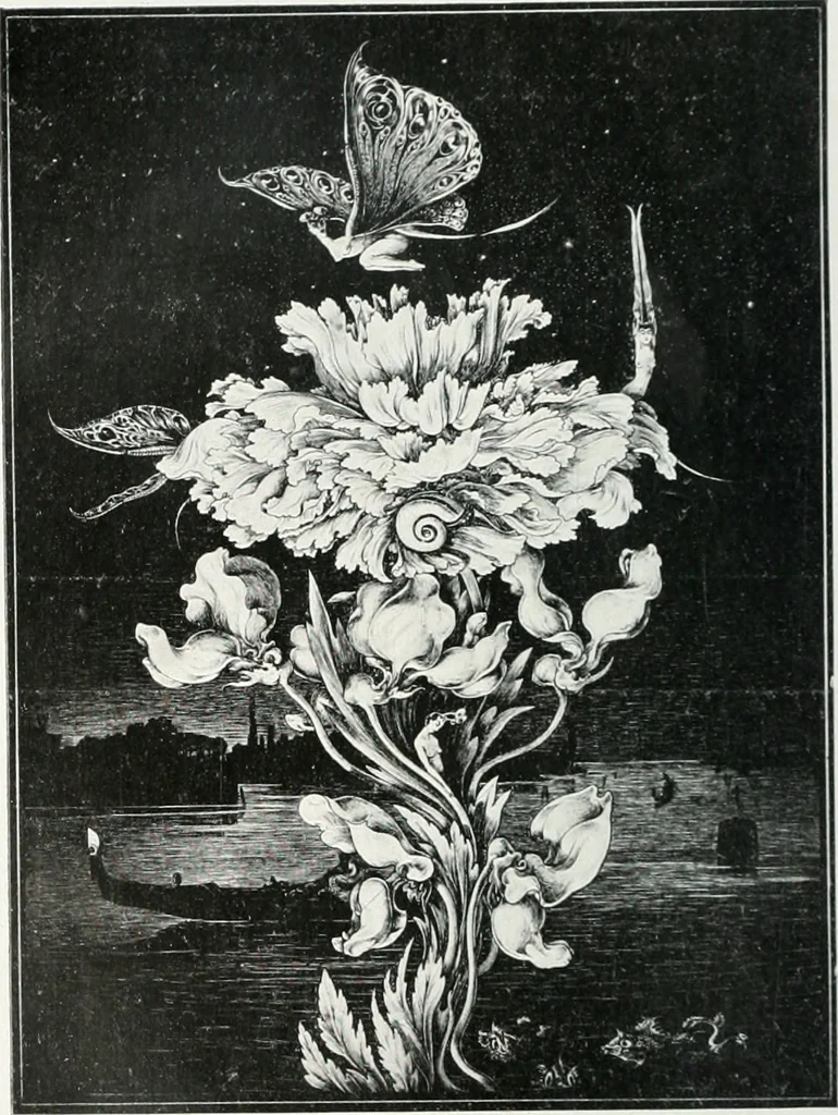 An illustration from Attraverso gli albi e le cartelle : sensazioni d'arte, 1904, leaf 135