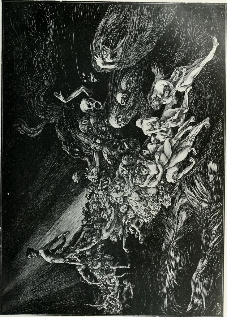 An illustration from Attraverso gli albi e le cartelle : sensazioni d'arte, 1904, leaf 138