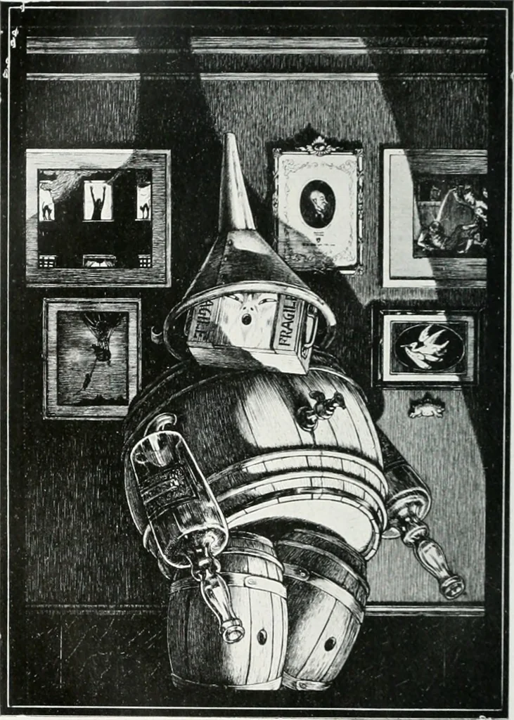 An illustration from Attraverso gli albi e le cartelle : sensazioni d'arte, 1904, leaf 141