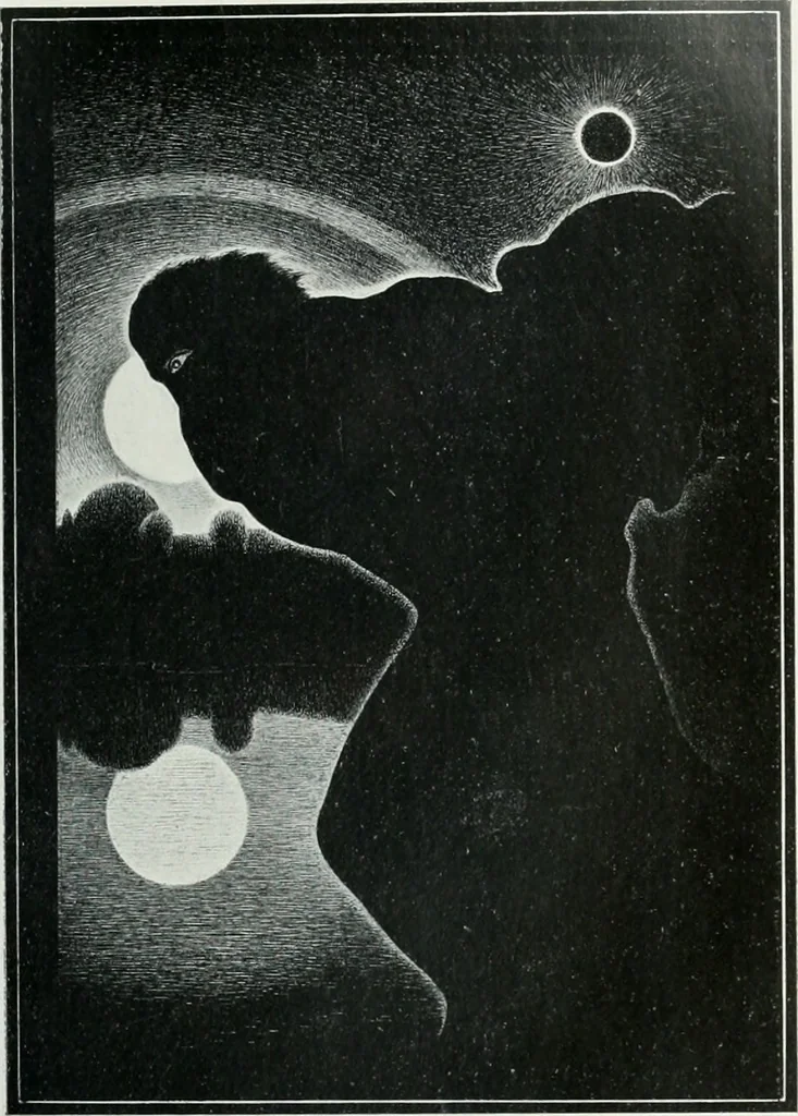An illustration from Attraverso gli albi e le cartelle : sensazioni d'arte, 1904, leaf 148