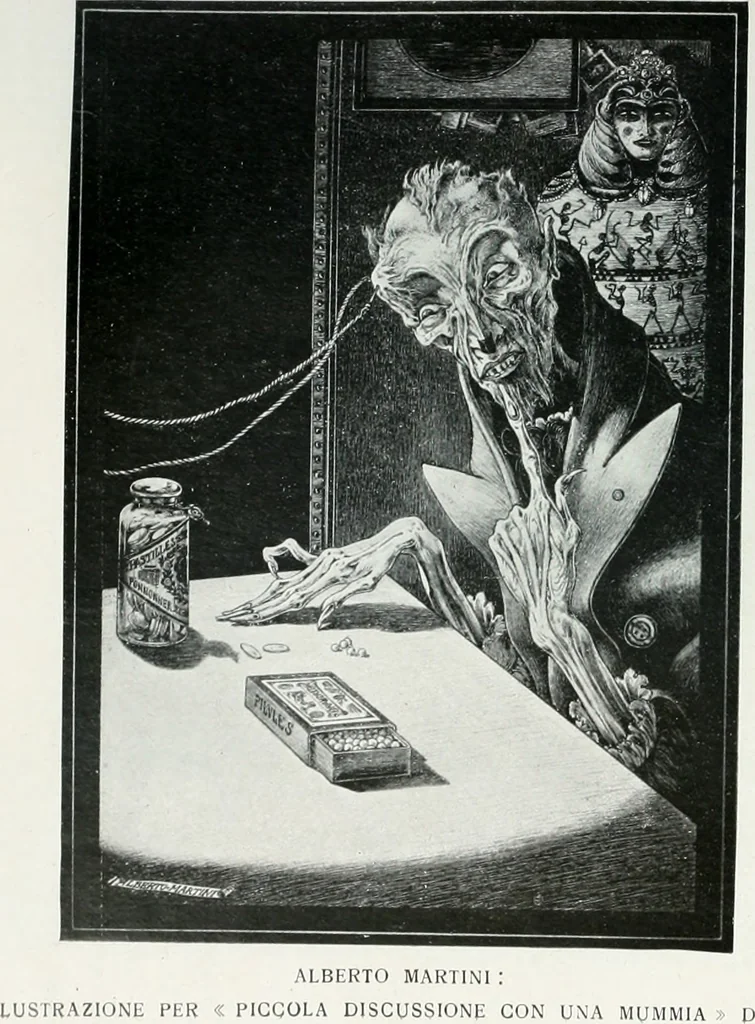 An illustration from Attraverso gli albi e le cartelle : sensazioni d'arte, 1904, leaf 152