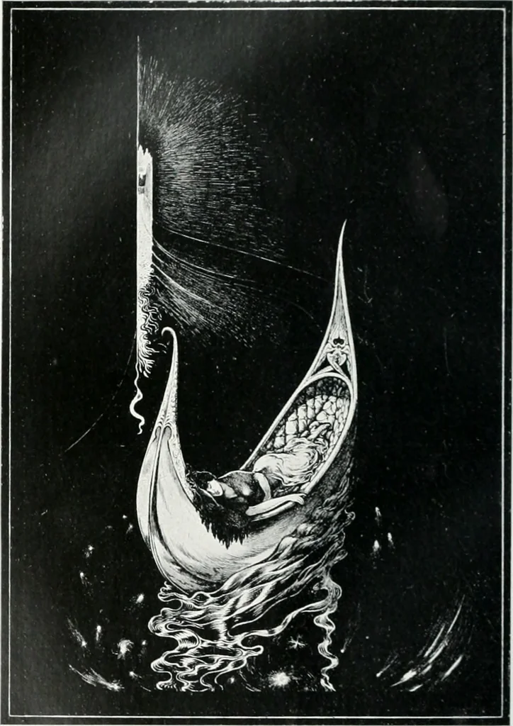 An illustration from Attraverso gli albi e le cartelle : sensazioni d'arte, 1904, leaf 153