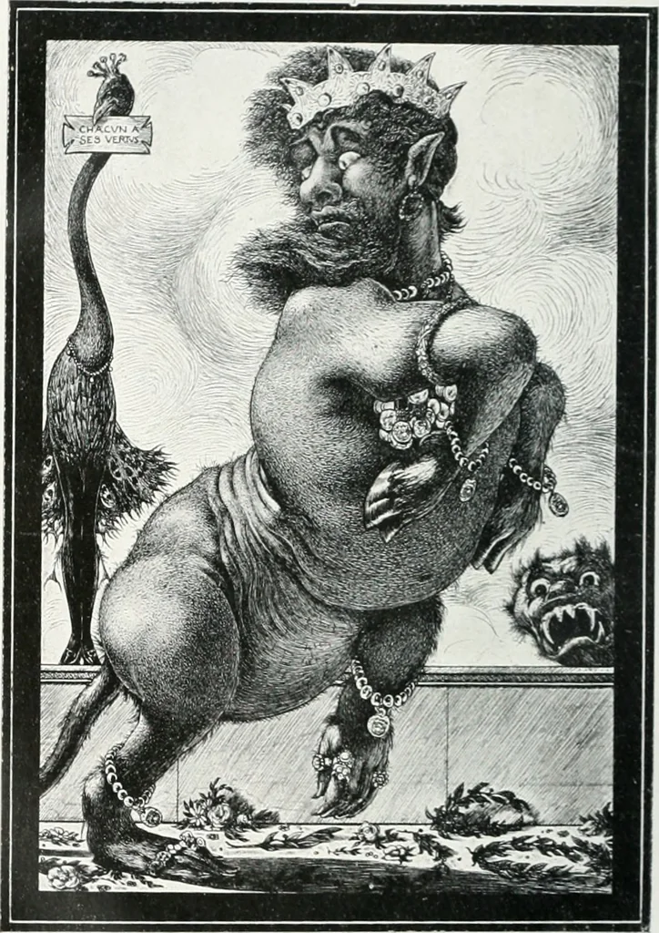 An illustration from Attraverso gli albi e le cartelle : sensazioni d'arte, 1904, leaf 155