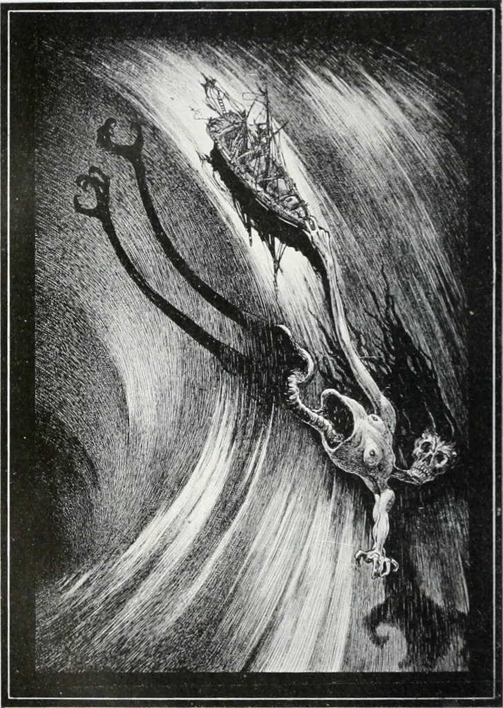 An illustration from Attraverso gli albi e le cartelle : sensazioni d'arte, 1904, leaf 159