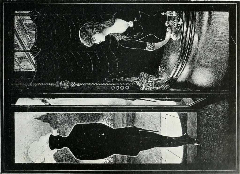 An illustration from Attraverso gli albi e le cartelle : sensazioni d'arte, 1904, leaf 160
