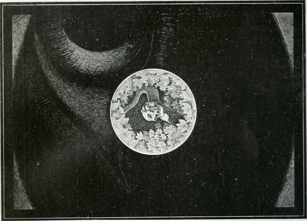 An illustration from Attraverso gli albi e le cartelle : sensazioni d'arte, 1904, leaf 161