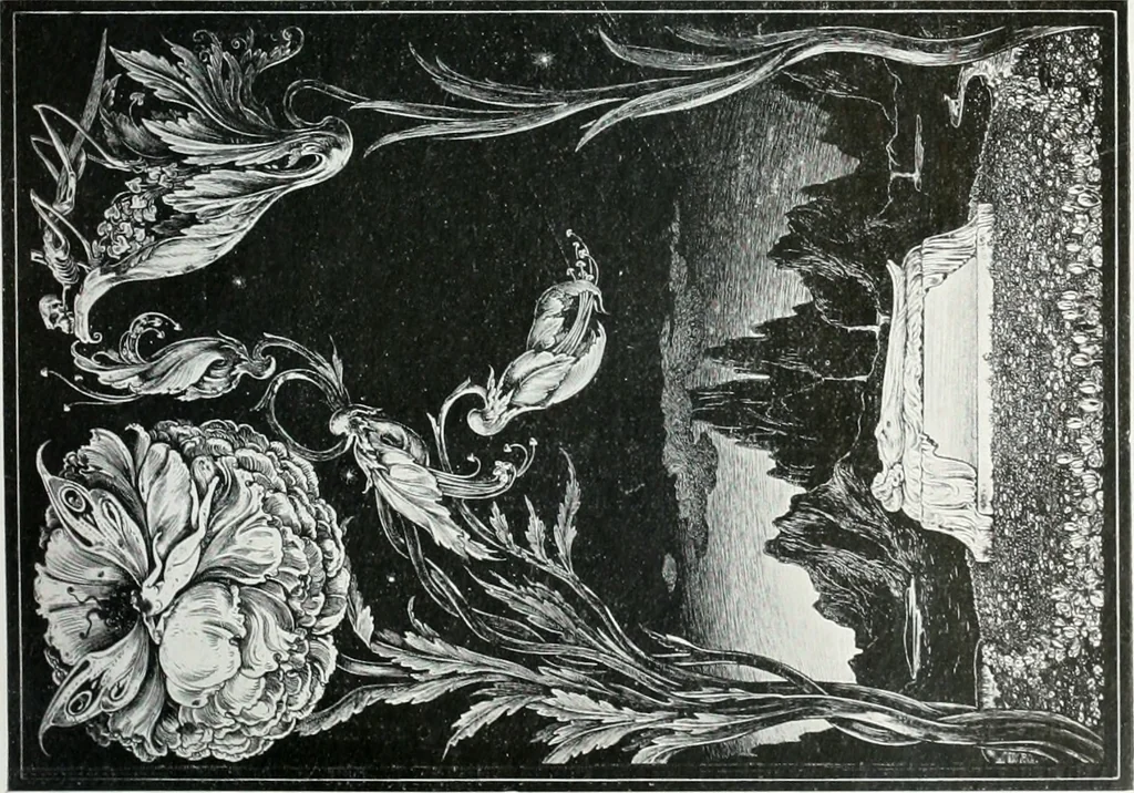 An illustration from Attraverso gli albi e le cartelle : sensazioni d'arte, 1904, leaf 162