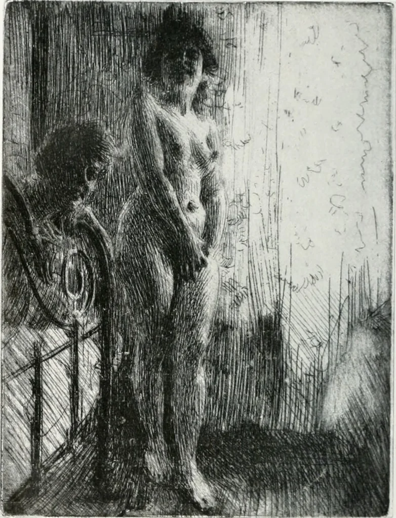 An illustration from Attraverso gli albi e le cartelle : sensazioni d'arte, 1904, leaf 169