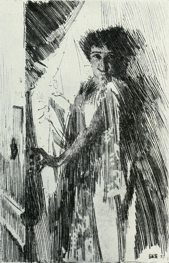 An illustration from Attraverso gli albi e le cartelle : sensazioni d'arte, 1904, leaf 170