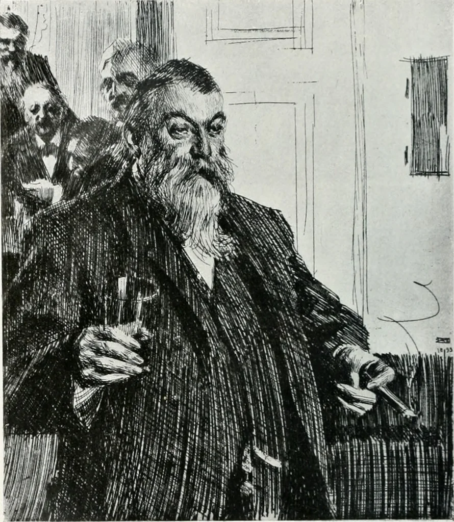 An illustration from Attraverso gli albi e le cartelle : sensazioni d'arte, 1904, leaf 177