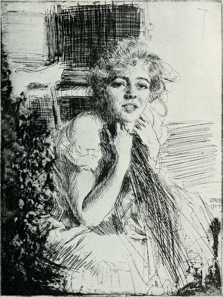 An illustration from Attraverso gli albi e le cartelle : sensazioni d'arte, 1904, leaf 178