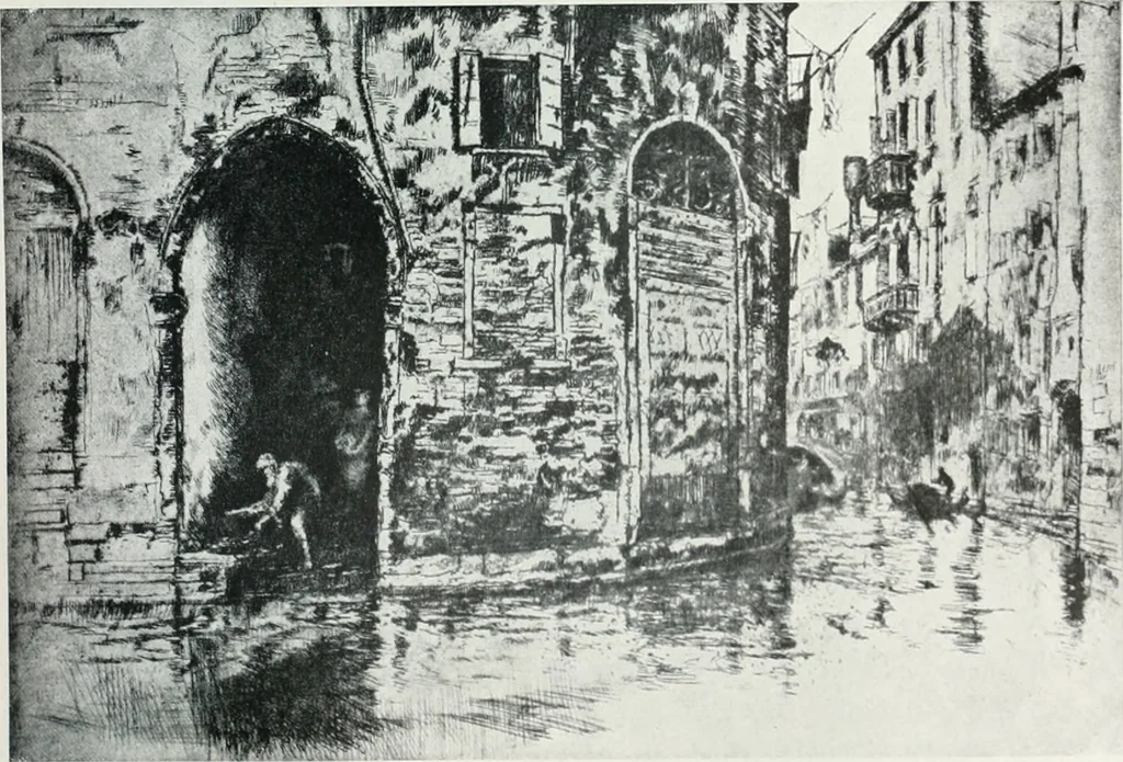 An illustration from Attraverso gli albi e le cartelle : sensazioni d'arte, 1904, leaf 18