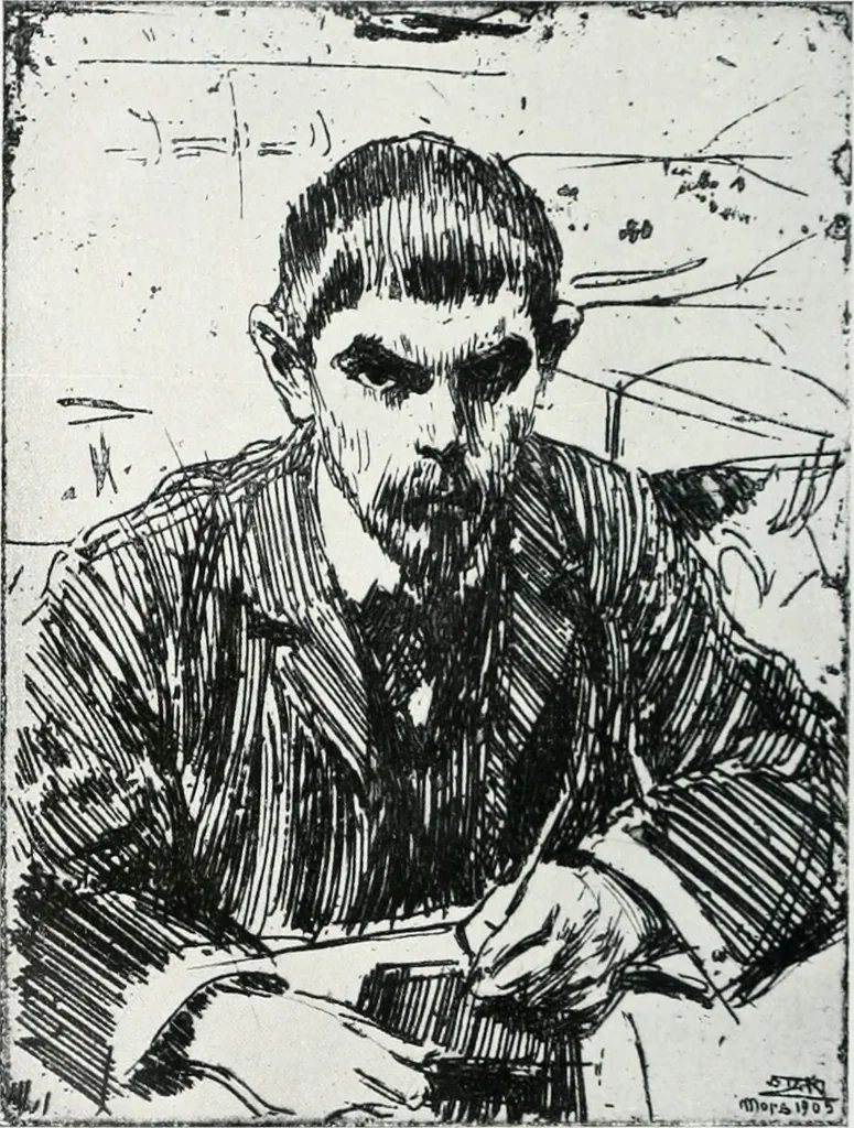 An illustration from Attraverso gli albi e le cartelle : sensazioni d'arte, 1904, leaf 181