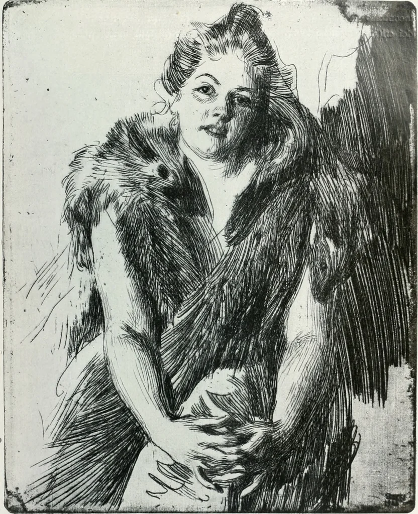 An illustration from Attraverso gli albi e le cartelle : sensazioni d'arte, 1904, leaf 182