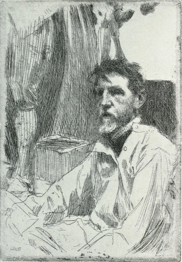 An illustration from Attraverso gli albi e le cartelle : sensazioni d'arte, 1904, leaf 186