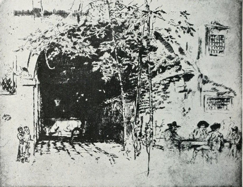 An illustration from Attraverso gli albi e le cartelle : sensazioni d'arte, 1904, leaf 19