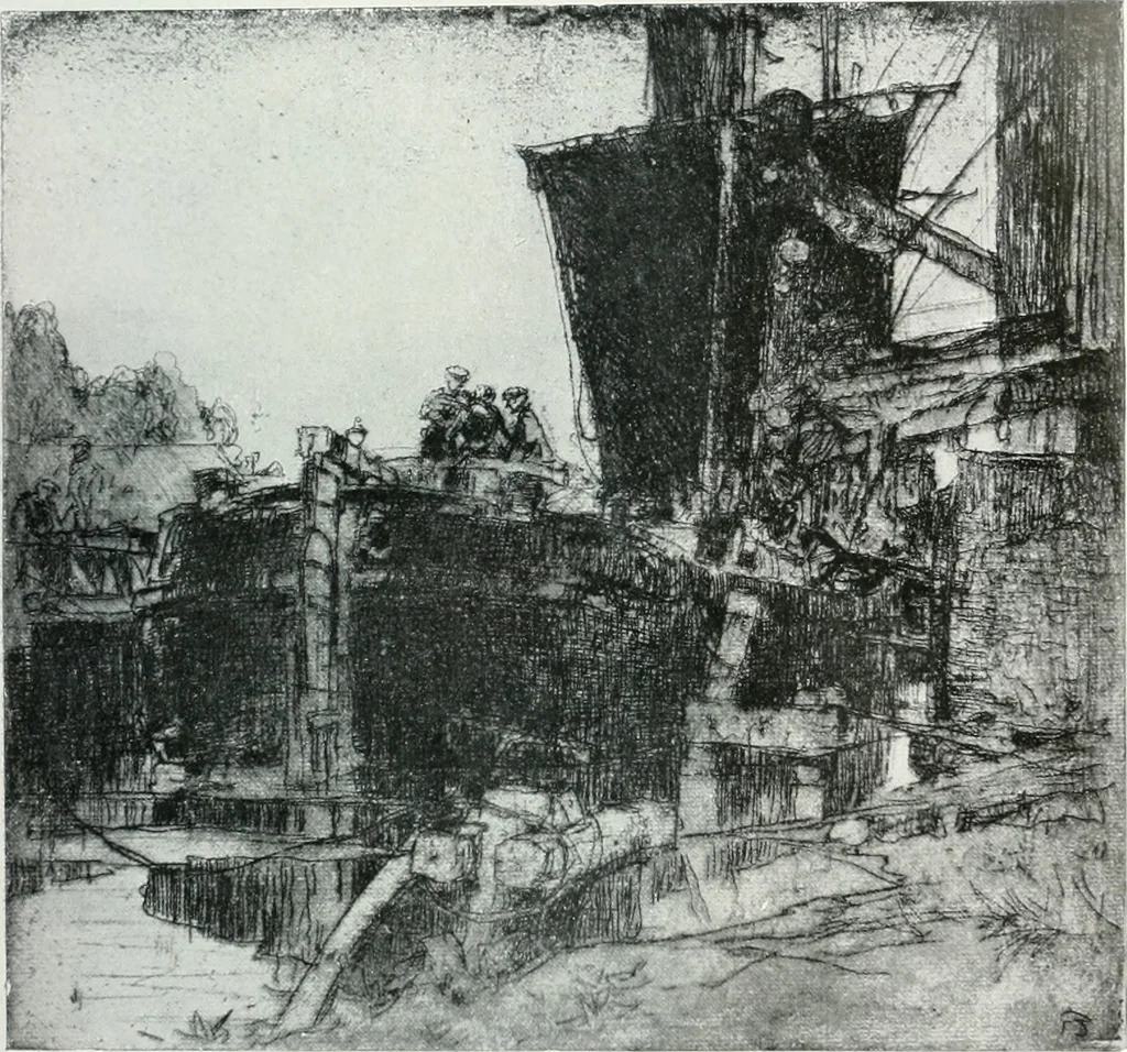 An illustration from Attraverso gli albi e le cartelle : sensazioni d'arte, 1904, leaf 194
