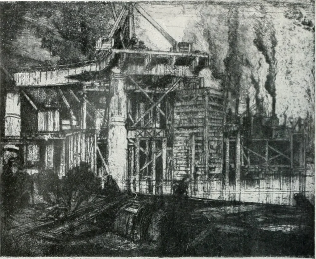 An illustration from Attraverso gli albi e le cartelle : sensazioni d'arte, 1904, leaf 195