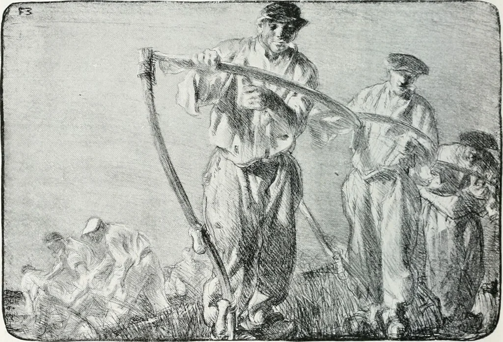 An illustration from Attraverso gli albi e le cartelle : sensazioni d'arte, 1904, leaf 197