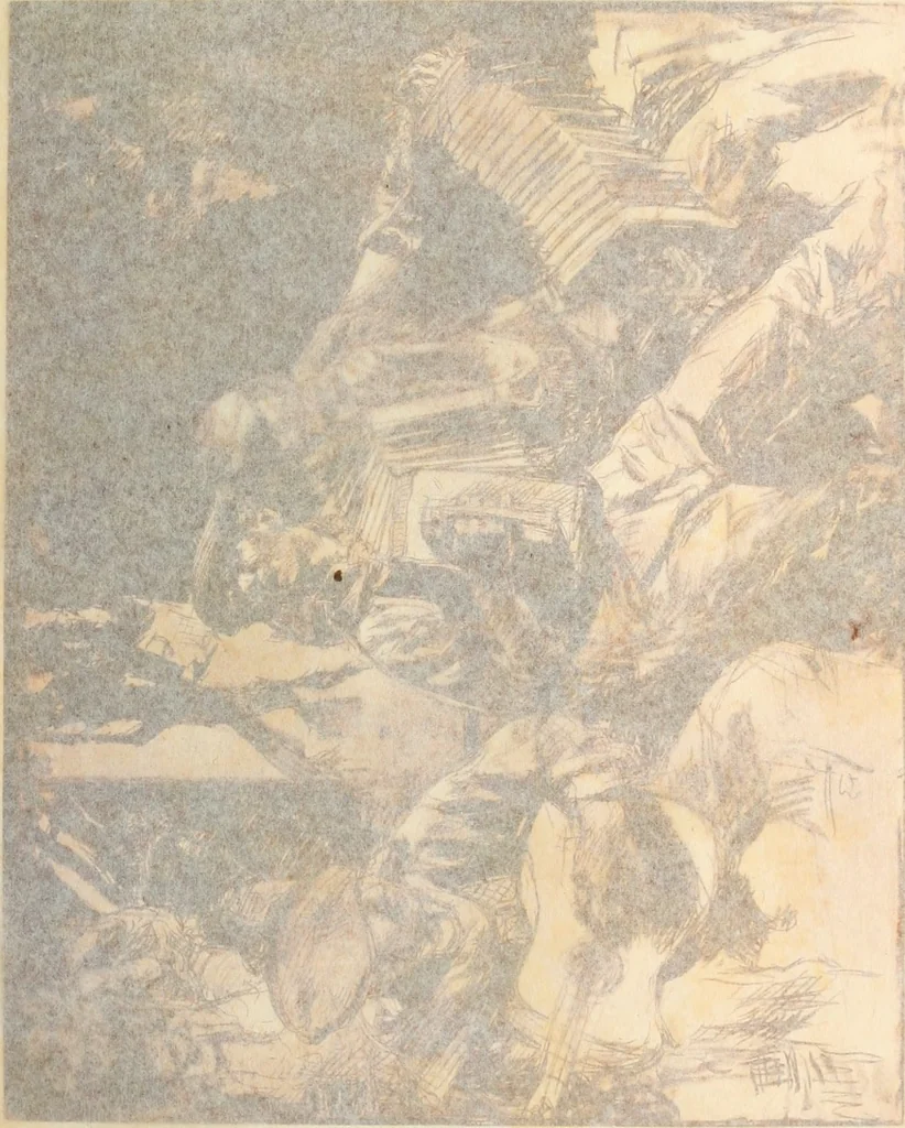 An illustration from Attraverso gli albi e le cartelle : sensazioni d'arte, 1904, leaf 200