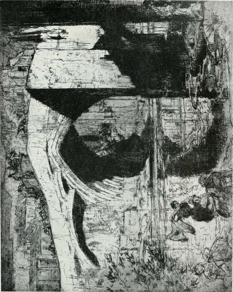 An illustration from Attraverso gli albi e le cartelle : sensazioni d'arte, 1904, leaf 218