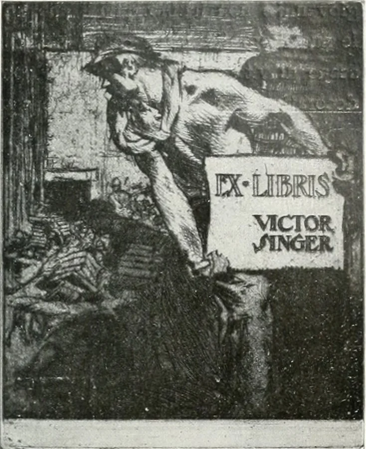 An illustration from Attraverso gli albi e le cartelle : sensazioni d'arte, 1904, leaf 220