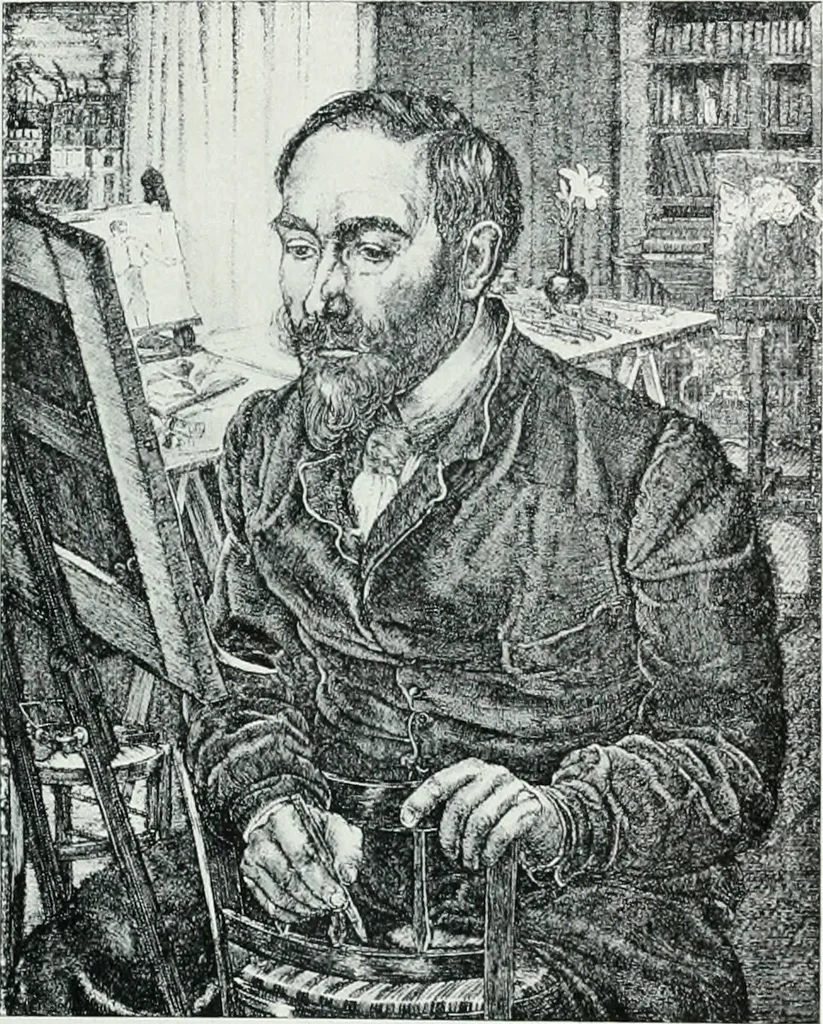 An illustration from Attraverso gli albi e le cartelle : sensazioni d'arte, 1904, leaf 226