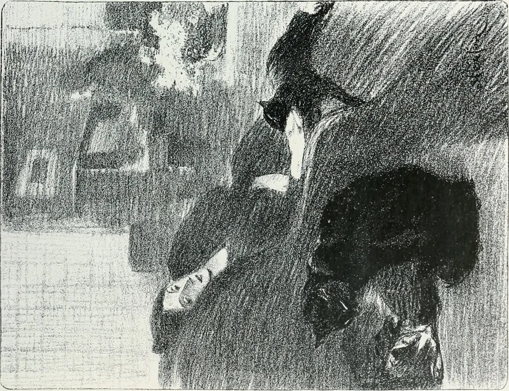 An illustration from Attraverso gli albi e le cartelle : sensazioni d'arte, 1904, leaf 230