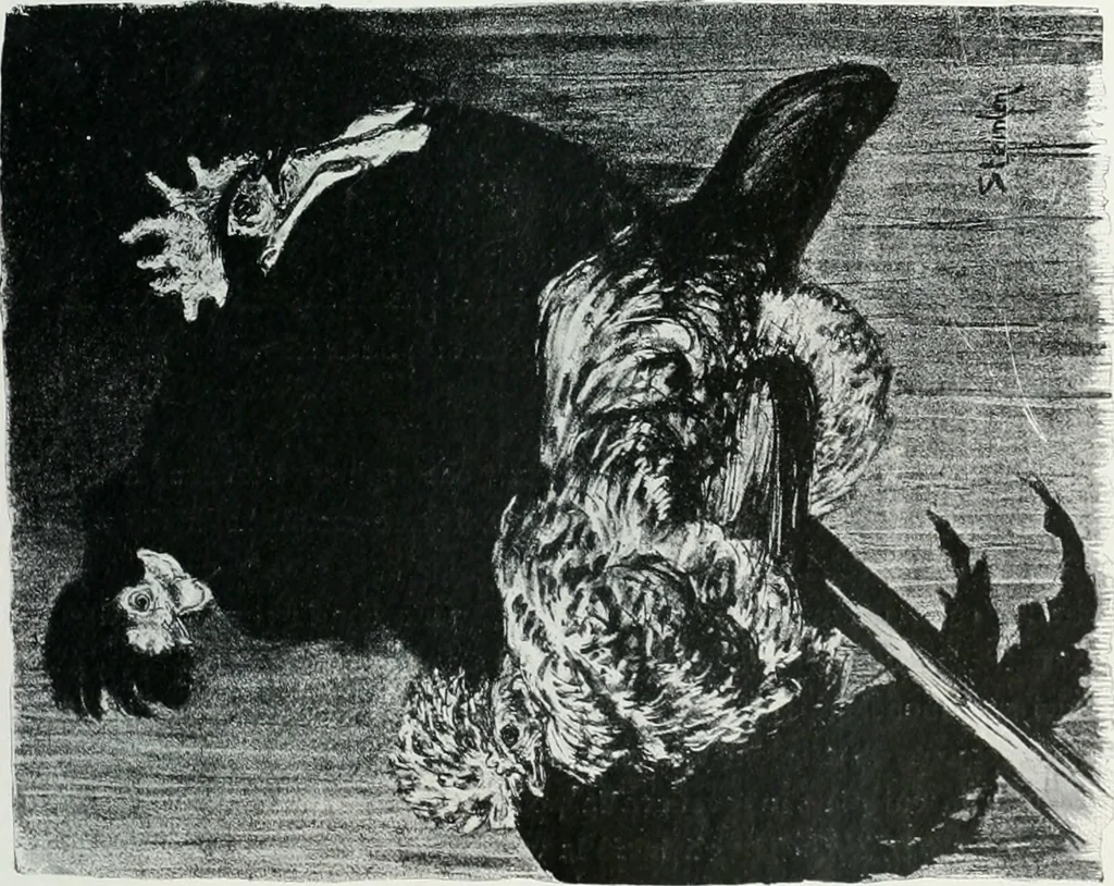 An illustration from Attraverso gli albi e le cartelle : sensazioni d'arte, 1904, leaf 232