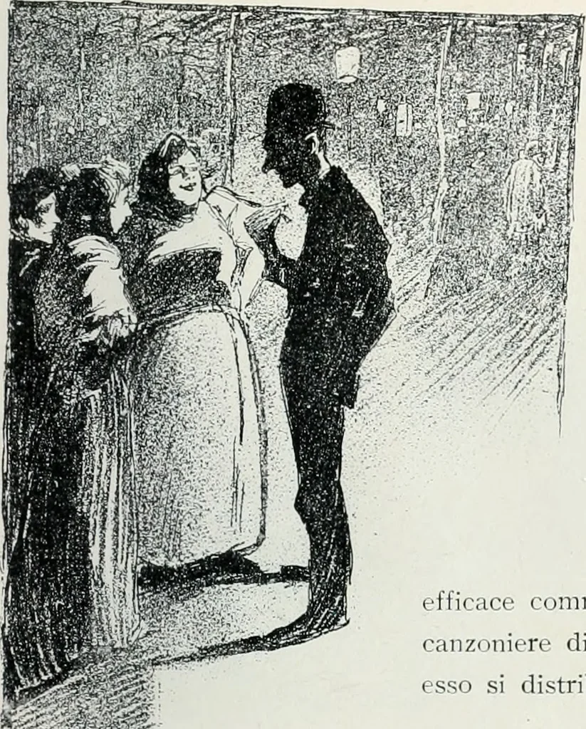 An illustration from Attraverso gli albi e le cartelle : sensazioni d'arte, 1904, leaf 236