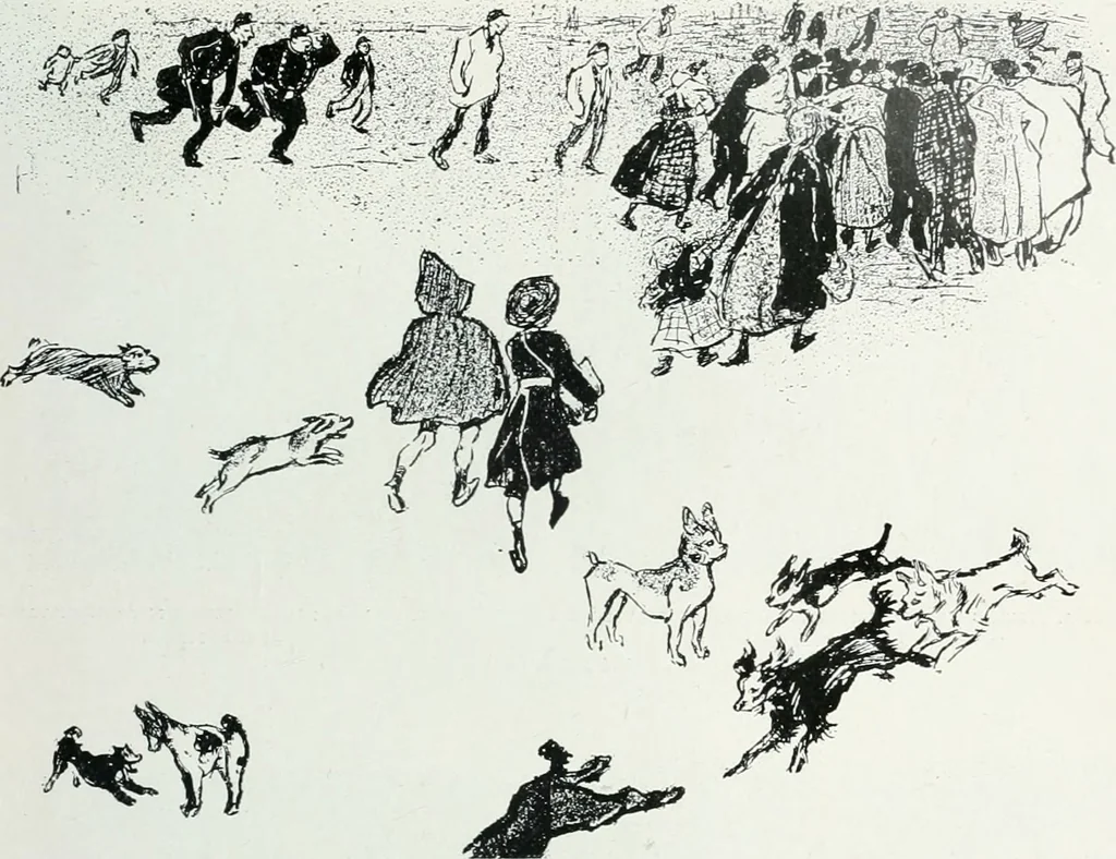 An illustration from Attraverso gli albi e le cartelle : sensazioni d'arte, 1904, leaf 238