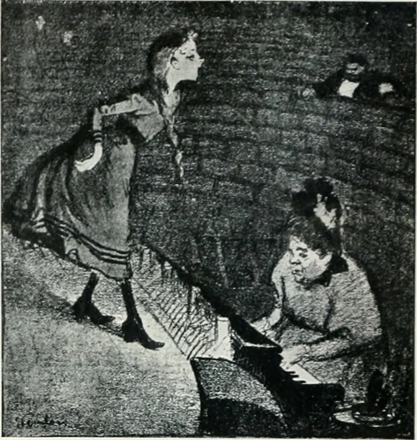 An illustration from Attraverso gli albi e le cartelle : sensazioni d'arte, 1904, leaf 239